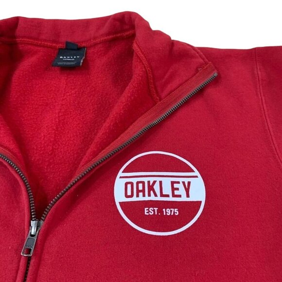 Oakley Full Zip Sweatshirt Track Jacket Men’s Size Small Streetwear Fitness - Picture 2 of 6